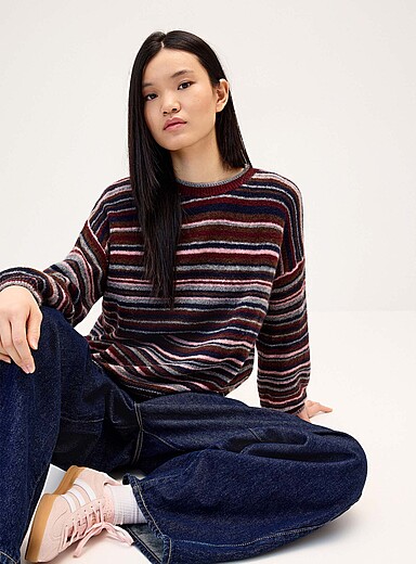 Retro stripes sweater