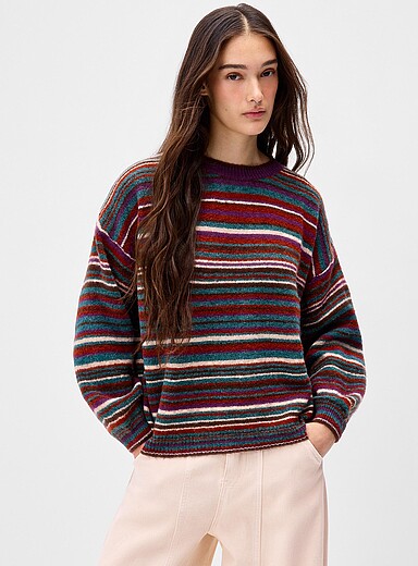 Retro stripe sweater