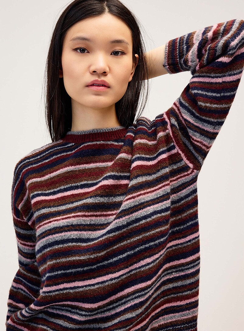Retro stripe sweater product image 2