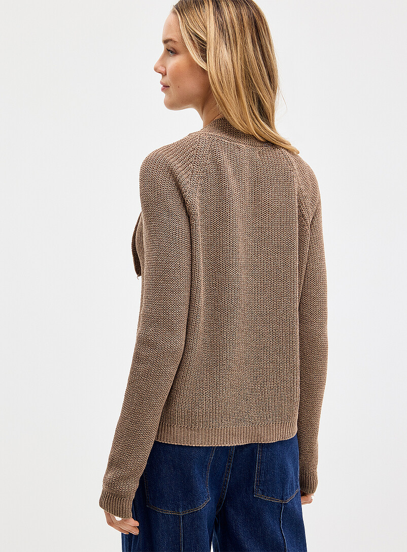 Pure cotton lavallière-neck sweater Exclusive collection from Italy product image 3