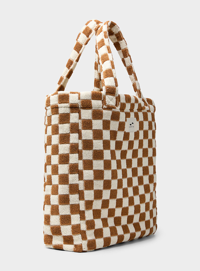 Printed terrycloth tote product image 2