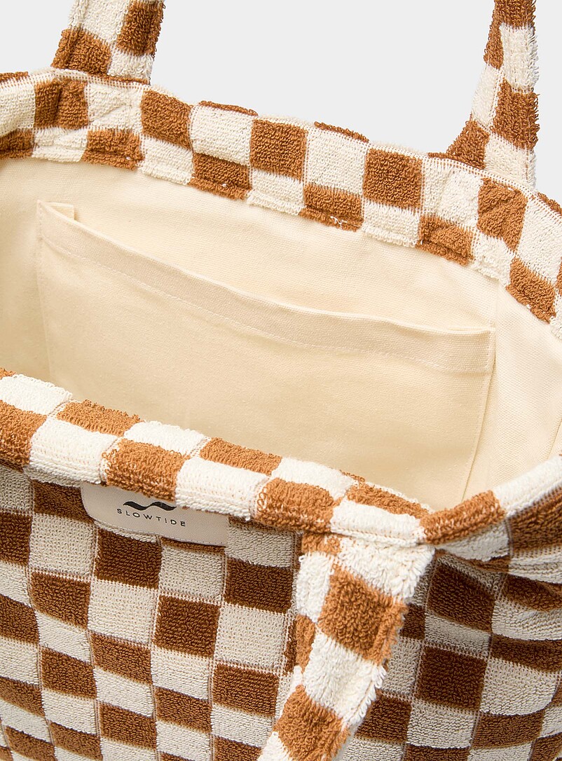 Printed terrycloth tote product image 3