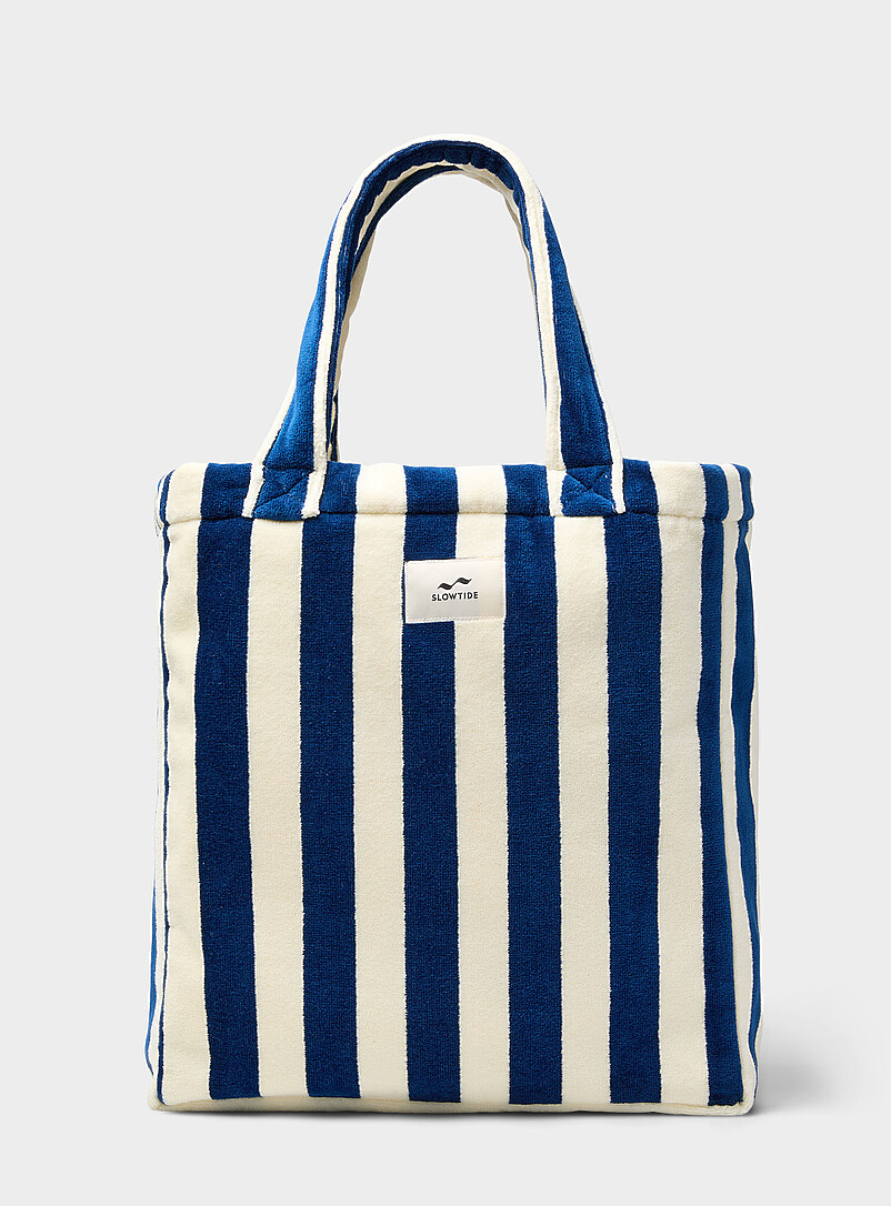 Printed Terrycloth Tote