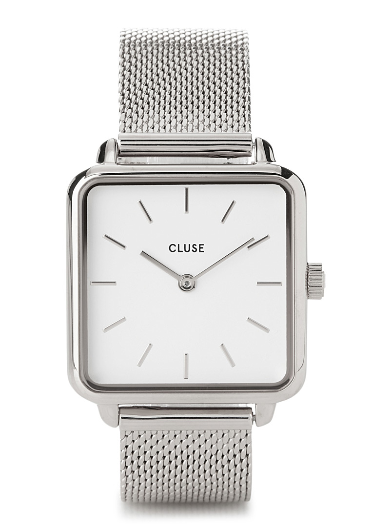 Cluse Silver Garçonne silver watch for women