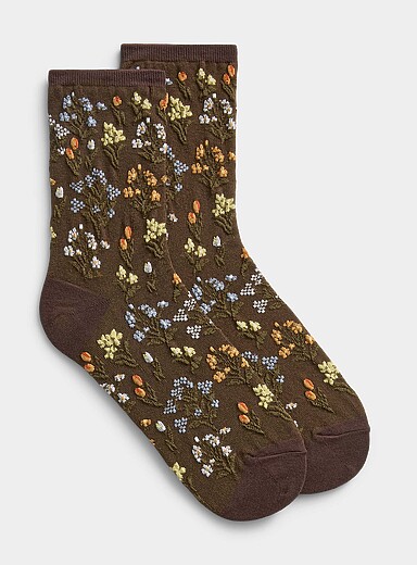 La chaussette floraison printani&egrave;re
