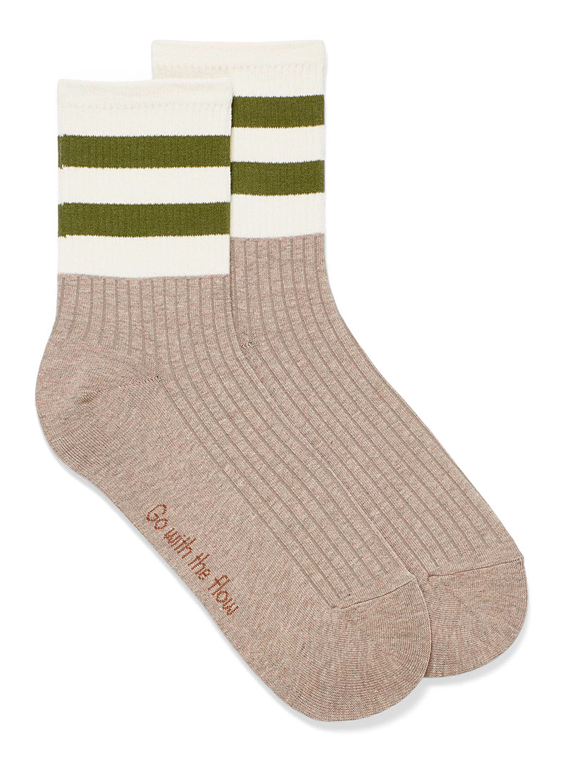 Simons Charcoal Mixed colour socks for women