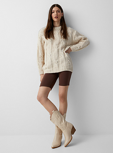 Large cable-knit loose sweater | Twik | Shop Women's Sweaters and ...