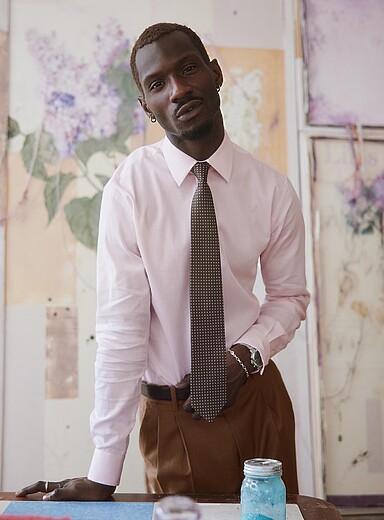 La chemise unie tissage panier <b>Coupe standard</b>