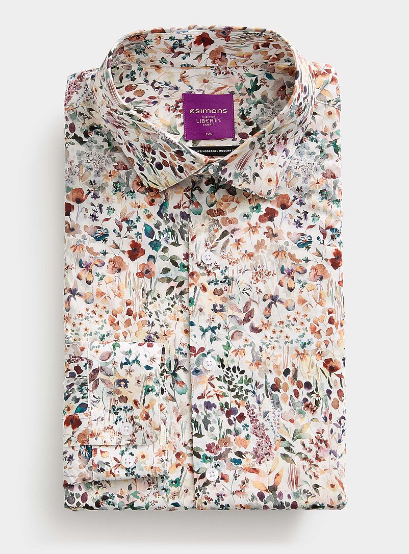 Liberty painterly floral shirt Modern fit Made with Liberty Fabric product image 2