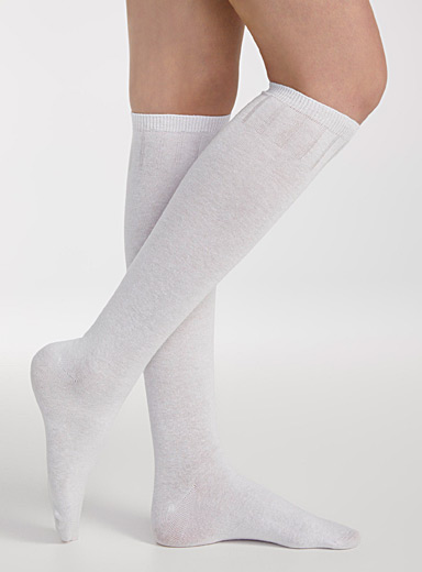 Solid knee-highs