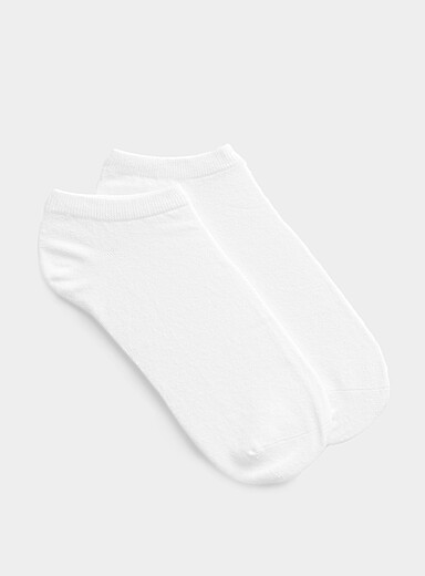 Solid ped socks 2-pack
