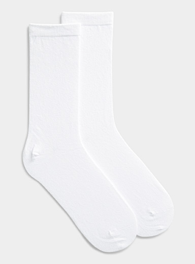 La chaussette unie extensible