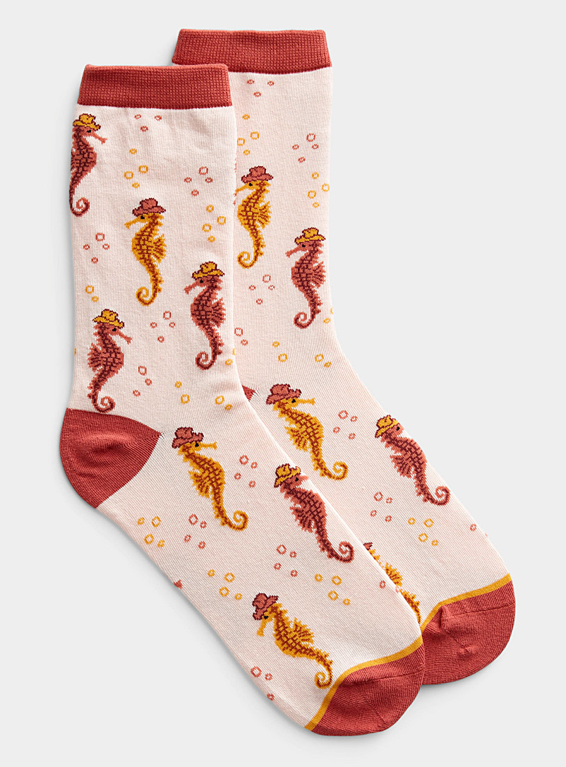 Simons Assorted Stylish animal socks for women