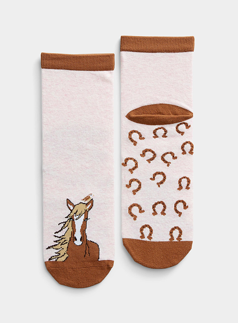 Simons Assorted Colourful animal socks for women