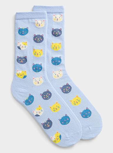 La chaussette chats expressifs
