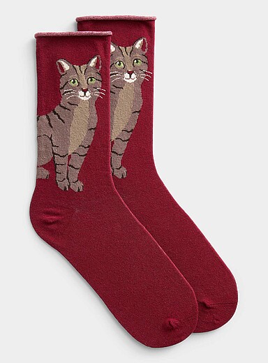La chaussette animal bord roulott&eacute;