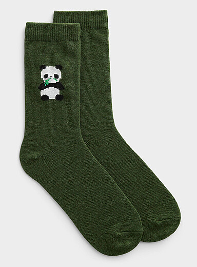 La chaussette touche de laine animal