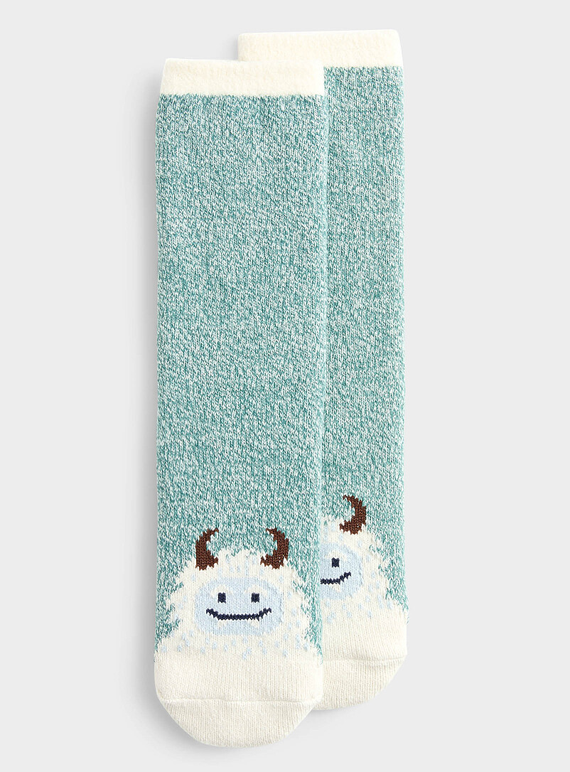 Winter friend plush socks Christmas Collection | Simons | | Simons