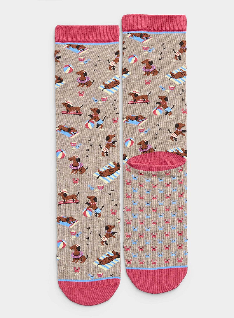 Summery Animal Socks