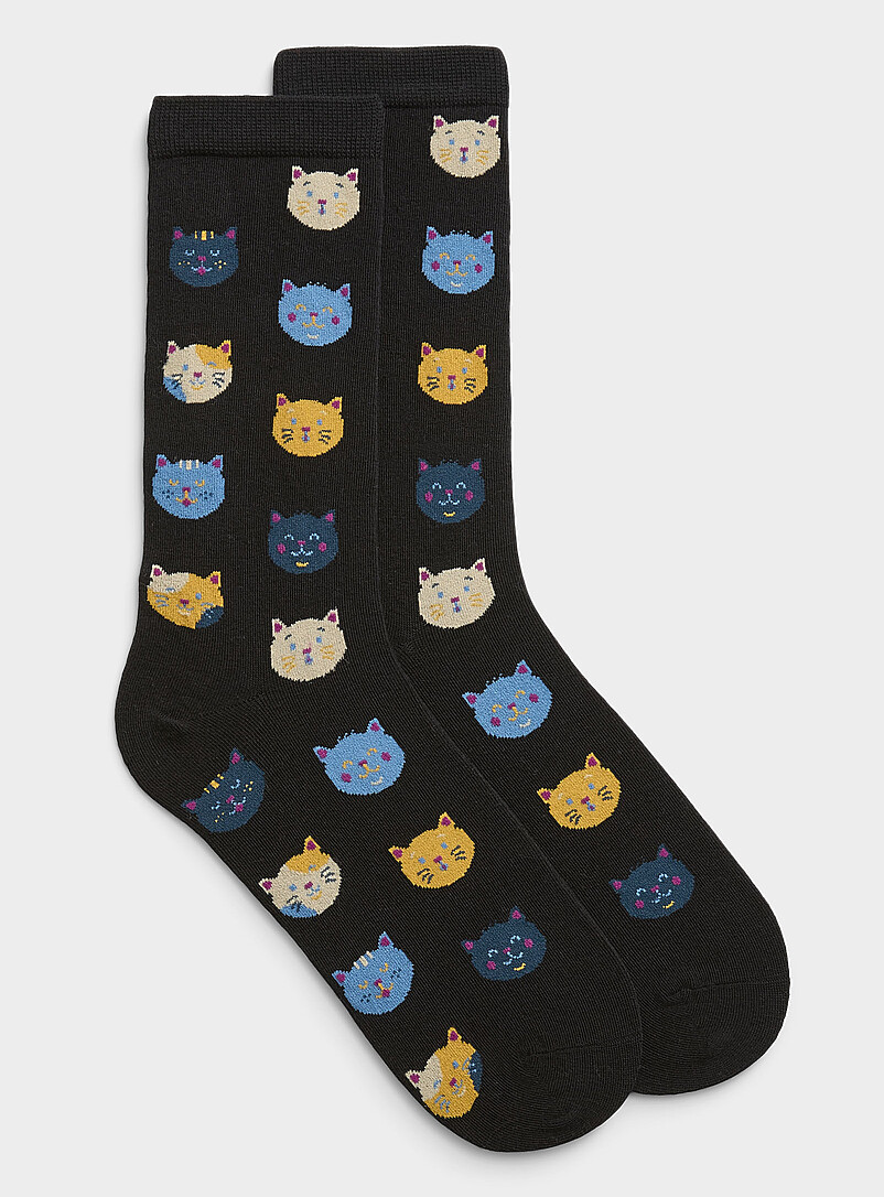 Expressive Cat Socks