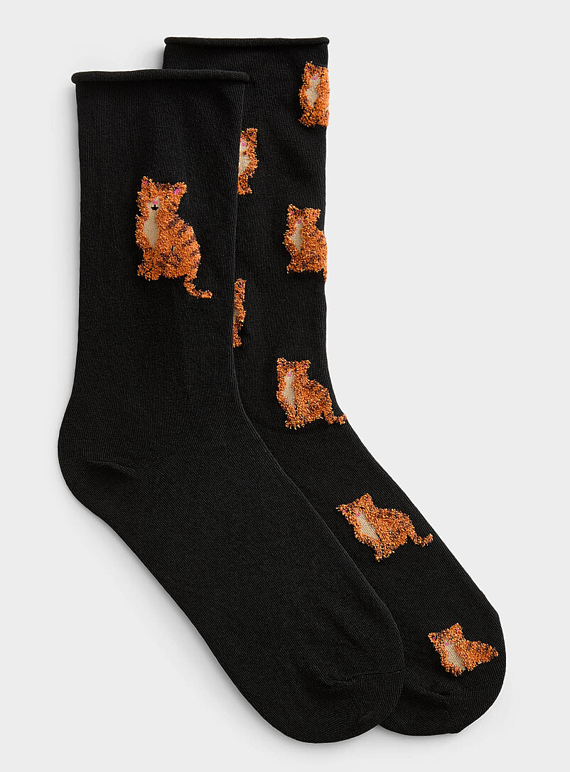 Plush-Animal Socks 2-Pack