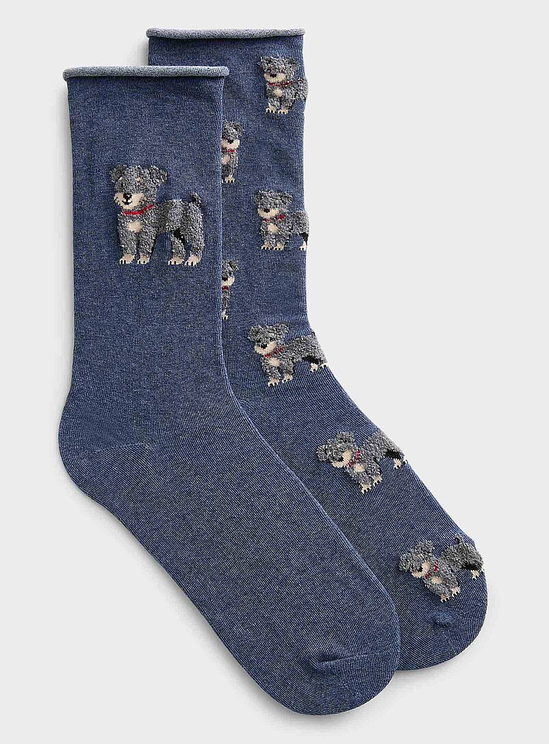 Plush-Animal Socks 2-Pack