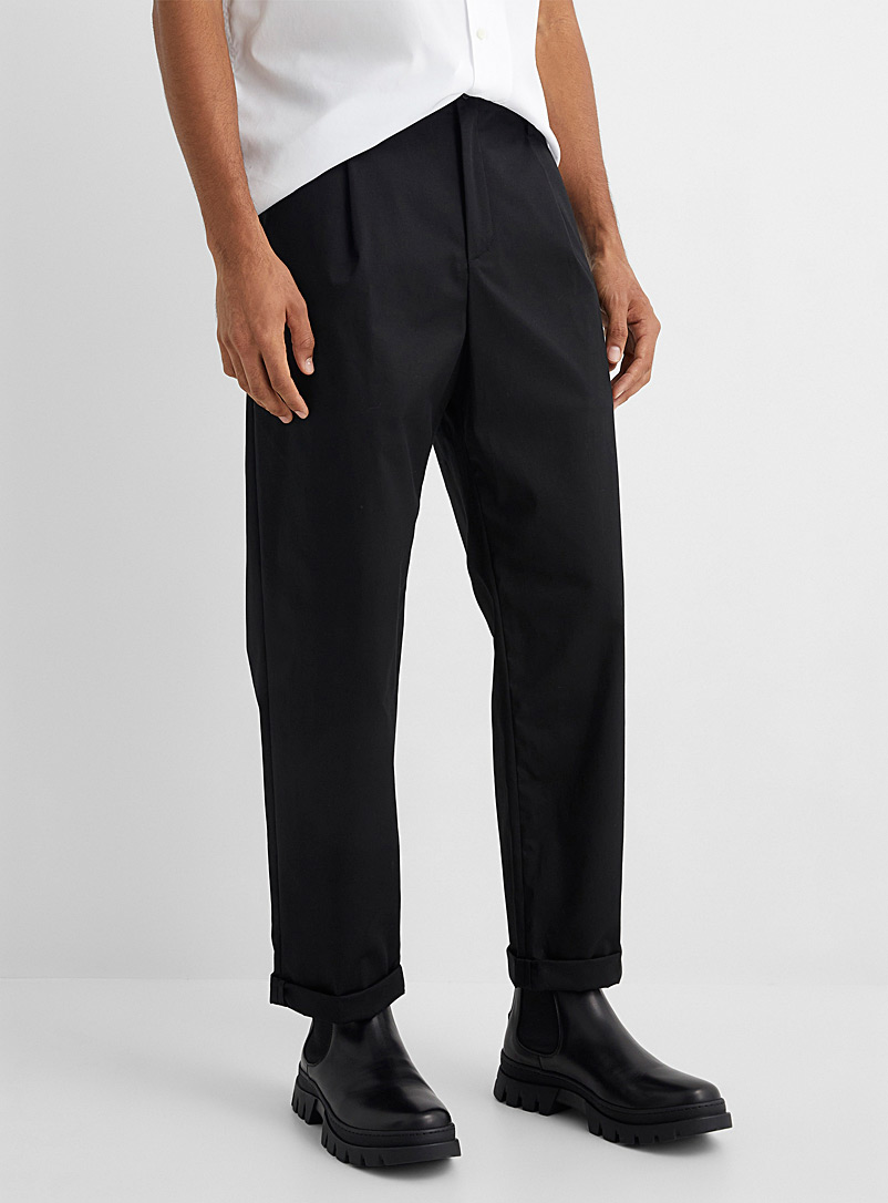 Pantalon Homme Neil Barrett - Tricotine Noir Taille 40/42 - Coupe Classique Chino - Excellent État