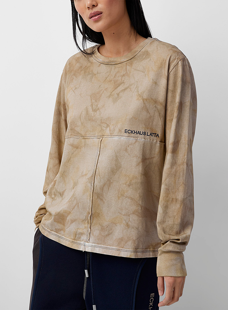 Eckhaus Latta Brown Expressive faded T-shirt for women