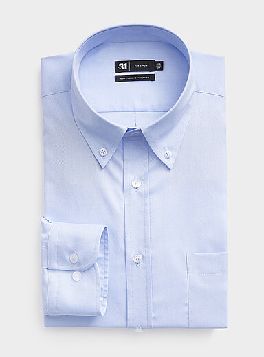 La chemise oxford col boutonn&eacute; <b>Coupe moderne</b>