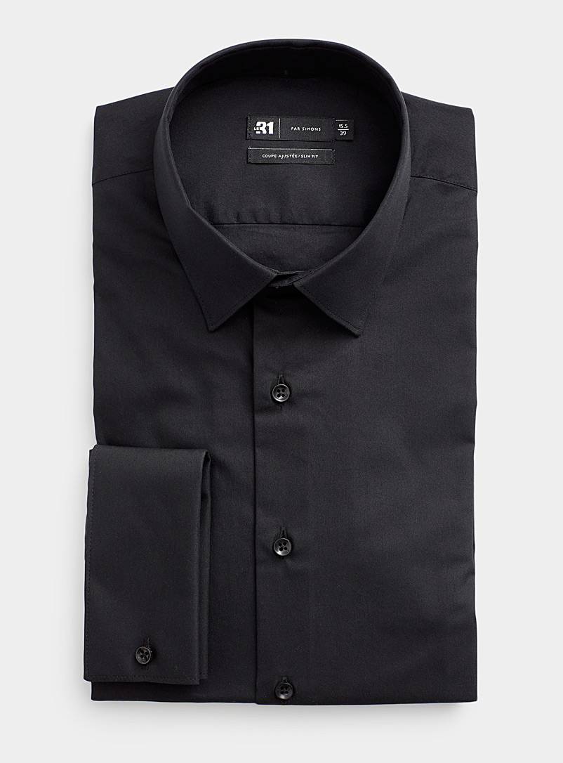Chemise Col Roulé Homme Essentials – Coupe Ajustée, Jersey Coton Élastique, Manches Longues - 6