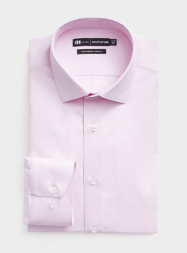 Check jacquard shirt Modern fit <b>Innovation collection</b>