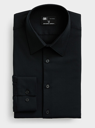 La chemise Dobby extensible <b>Coupe confort</b>
