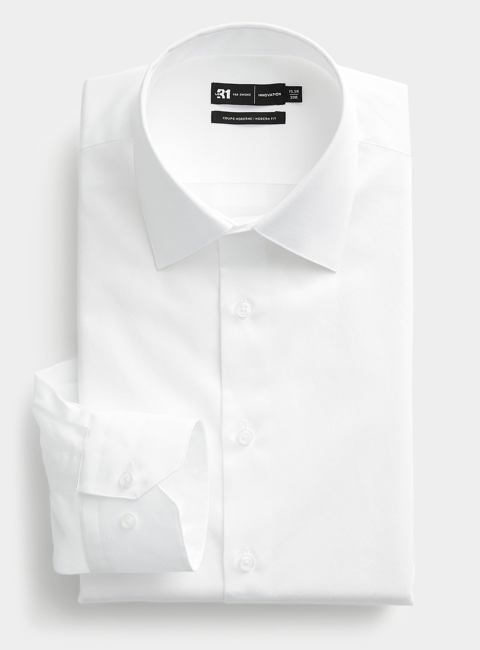Le 31 - Men's Stain-resistant shirt Modern fit Innovation collection