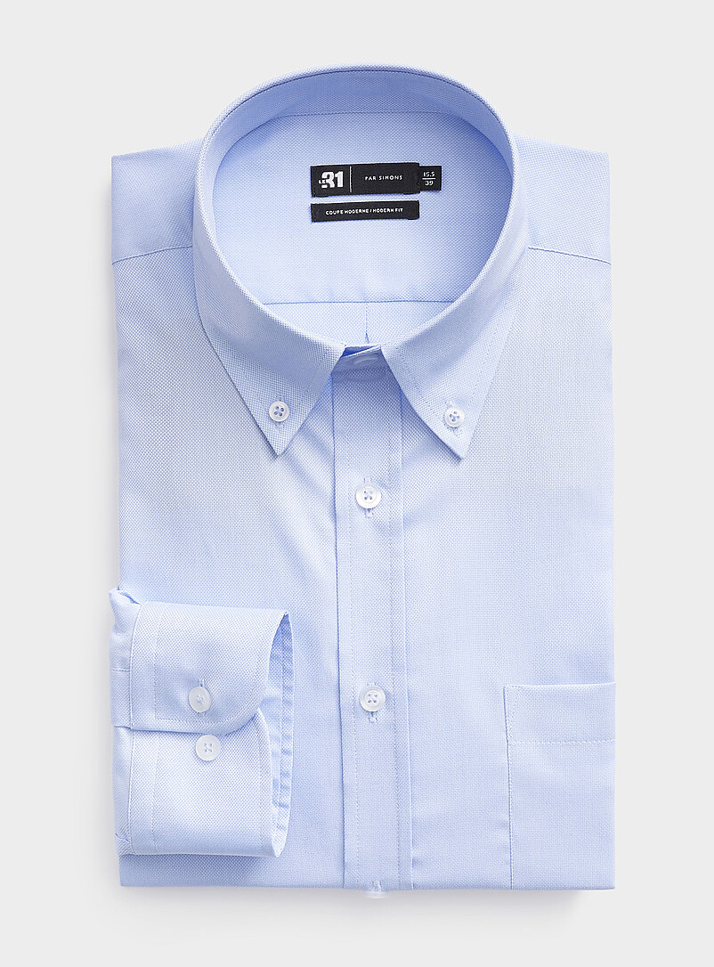 Buttoned-collar Oxford shirt Modern fit product image (primary)