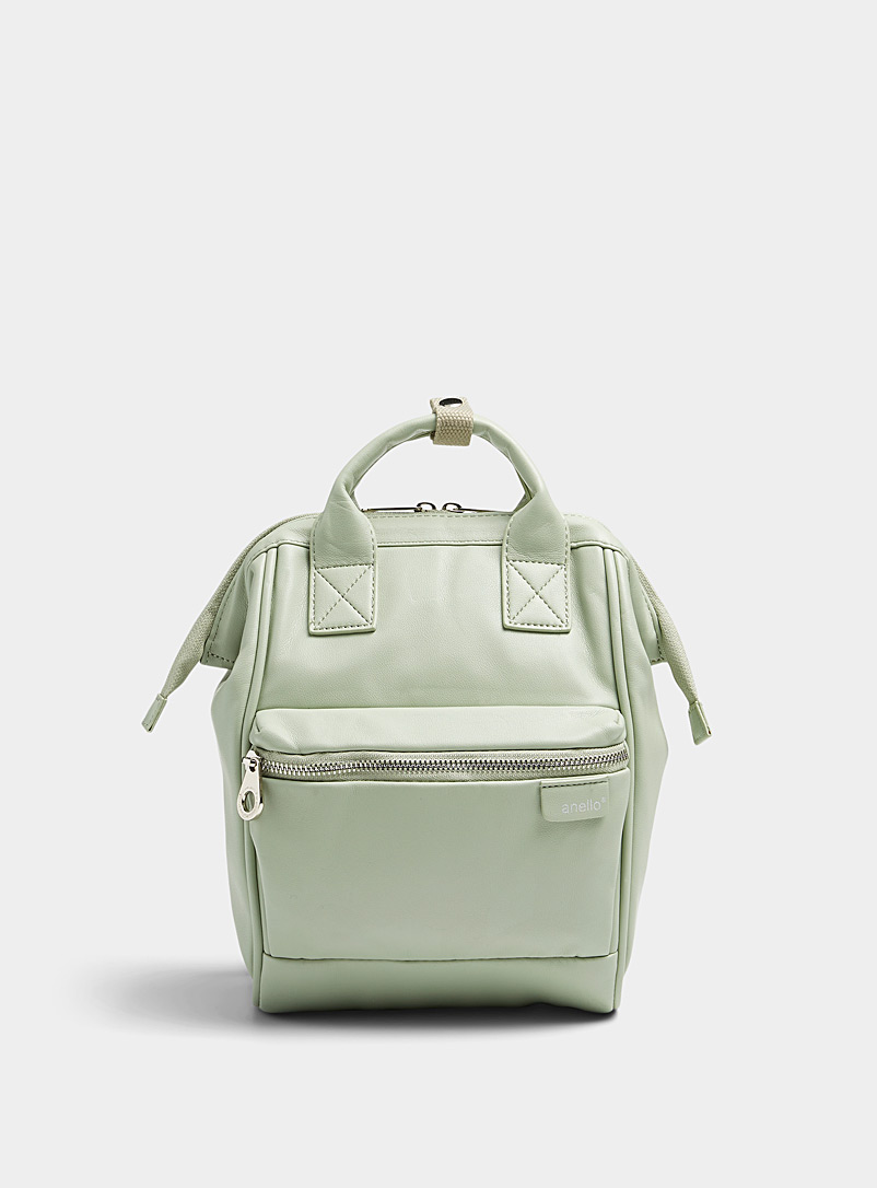 Anello: Le petit sac à dos recyclé Vert pâle-lime pour femme