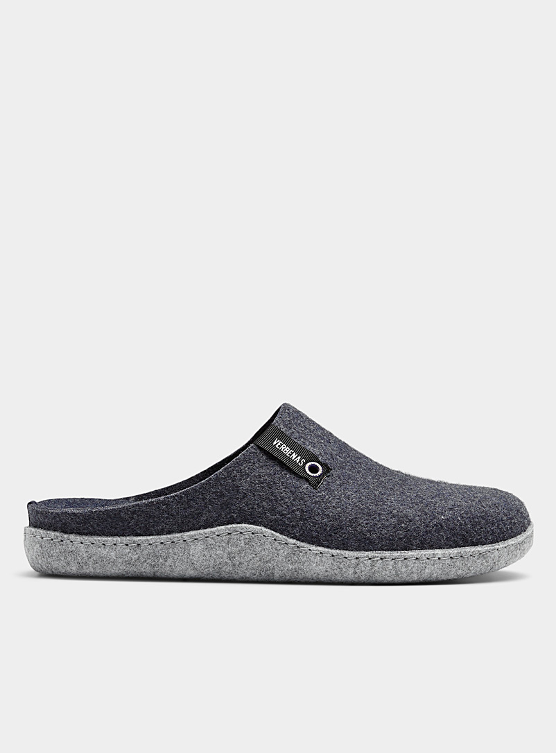 Navy Nico Fieltro mule slippers Men | Verbenas | Men's Slippers: Shop ...