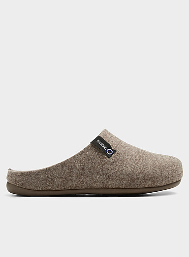 Verbenas Light Brown Eagle Fieltro mule slippers Men for men