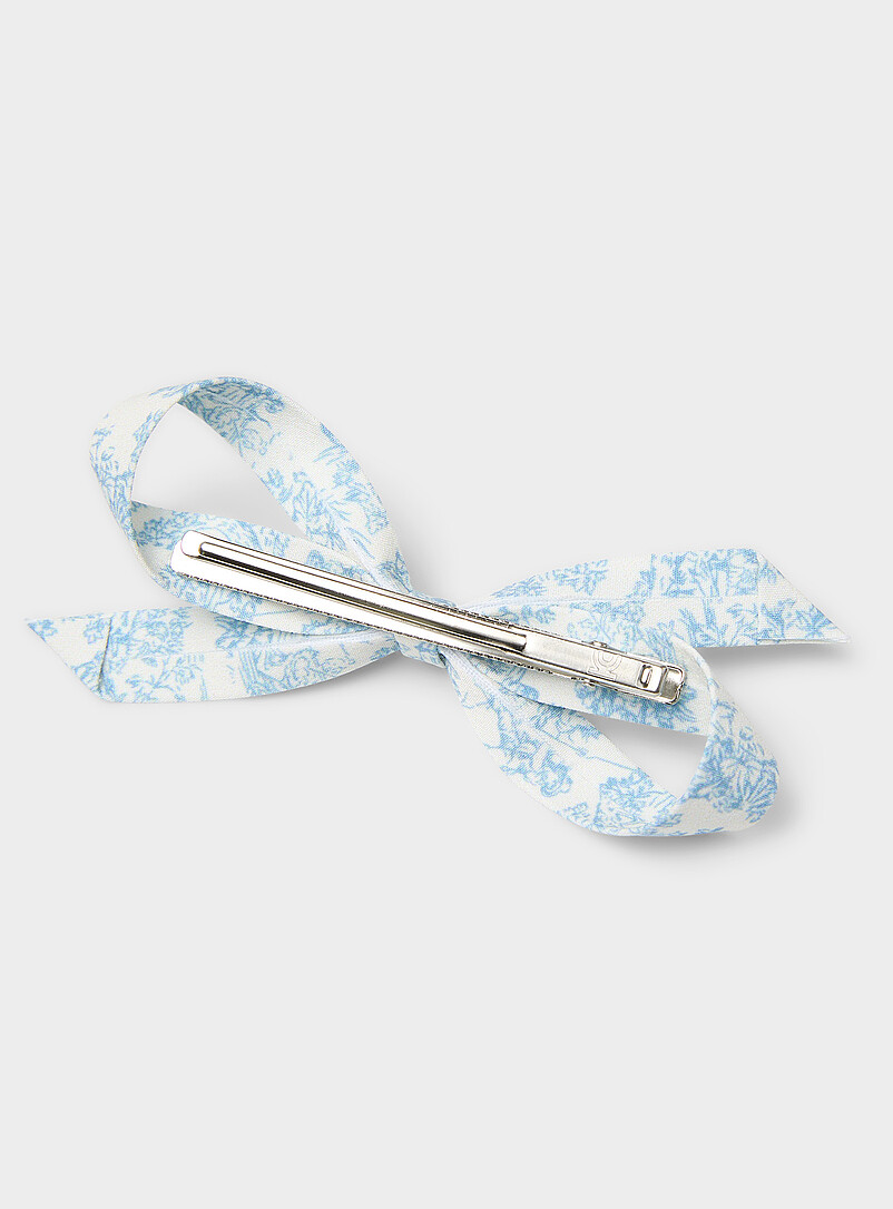 Toile de Jouy bow barrette product image 2