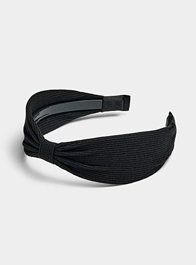 Thin faux-leather headband, Simons, Shop Hair Wraps and Headbands online