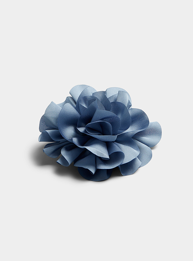 Le 31: La broche petite fleur Bleu pour homme