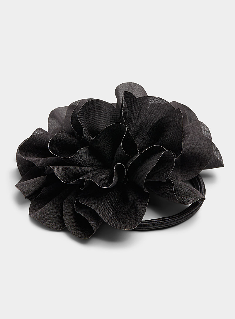 Large Flower Hair Tie