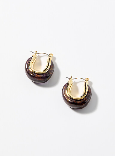 Sheer hue hoops