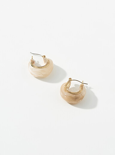 Sheer hue hoops