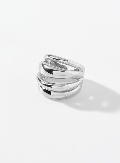La bague ouverte effet quadruple