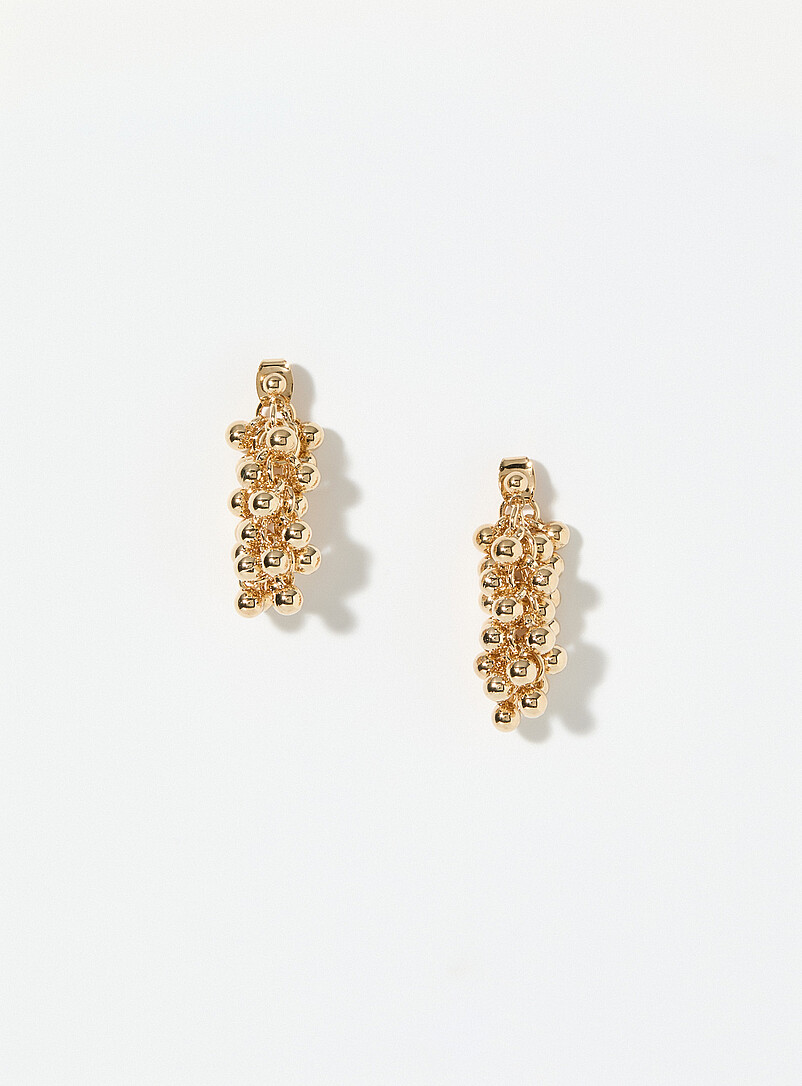 Bead cluster earrings product image (primary)