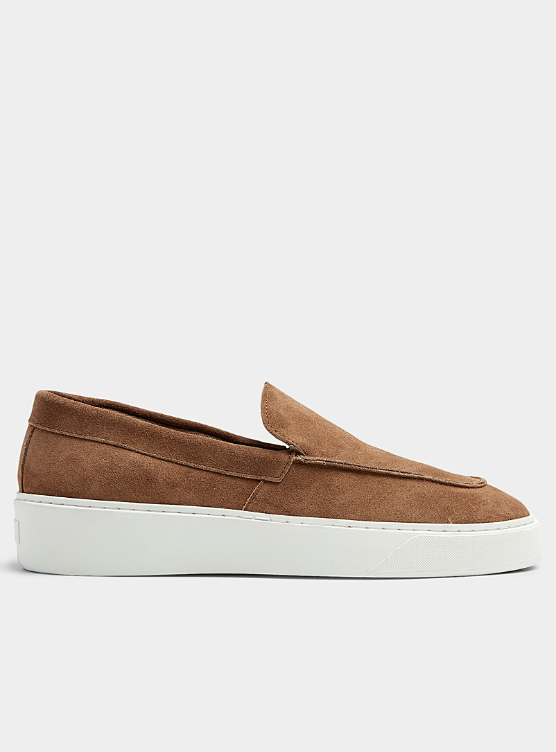 Simons Brown Sand suede loafers Men for men