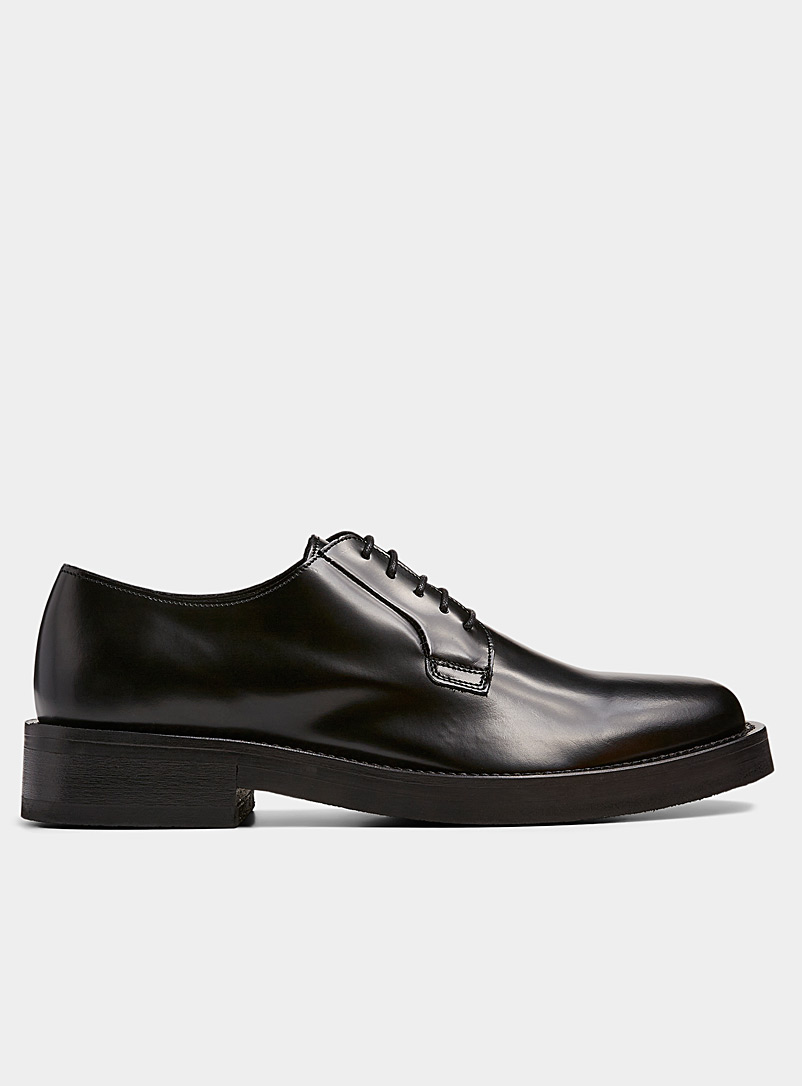 Simons Black Chunky sole derby shoes Men for men