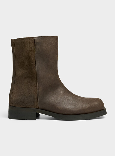 La botte Sigrid bout carr&eacute; Homme