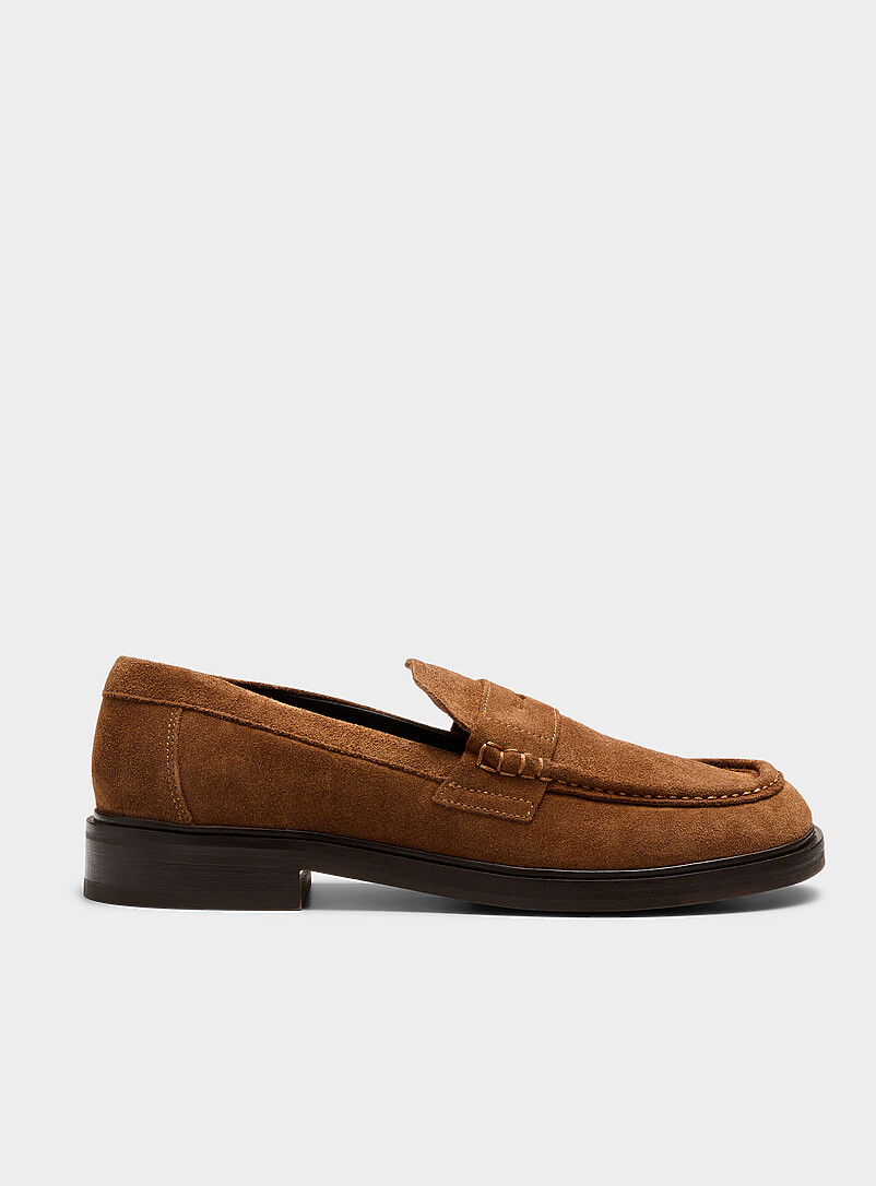 Santiago suede penny loafers Men product image 3