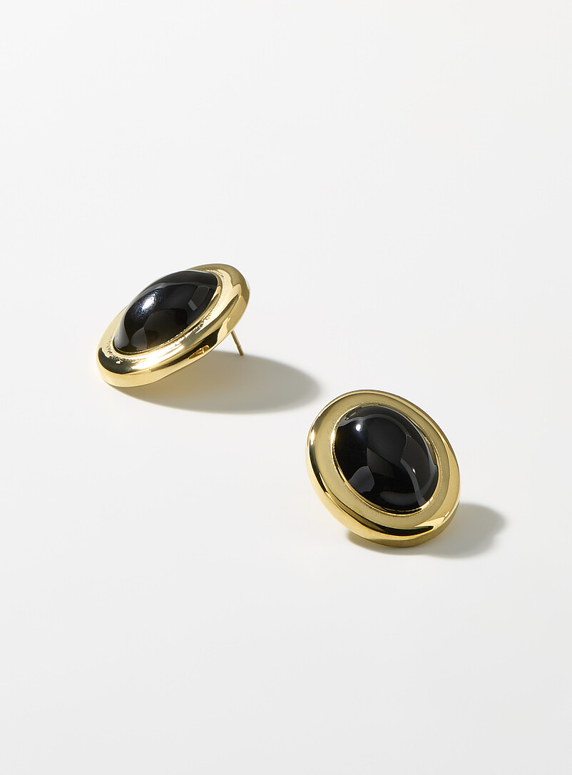 Les grandes boucles d'oreilles deux tons | Twenty Compass | Magasinez ...